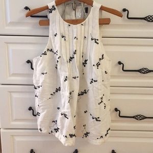 Akemi + Kin for Anthropologie Embroidered Top